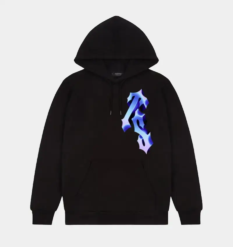 New-Project-2.webp Men’s Trapstar 3D TS Hoodie Black - Image 1