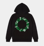 Men’s Trapstar Chain Script Hoodie Black / Green
