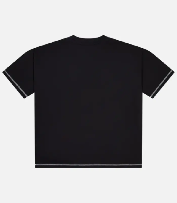 Trapstar Camiseta Patchwork Script Black 2