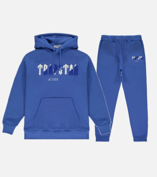 Trapstar Chenille Decoded Tracksuit BlueWhite 3 3