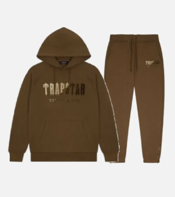 Trapstar Chenille Decoded Tracksuit Brown 3