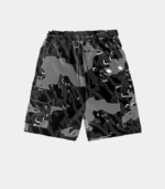 Trapstar Decoded Camo Shorts Black