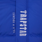 Trapstar Decoded Hooded Quilted Jacket Blue - Image 2