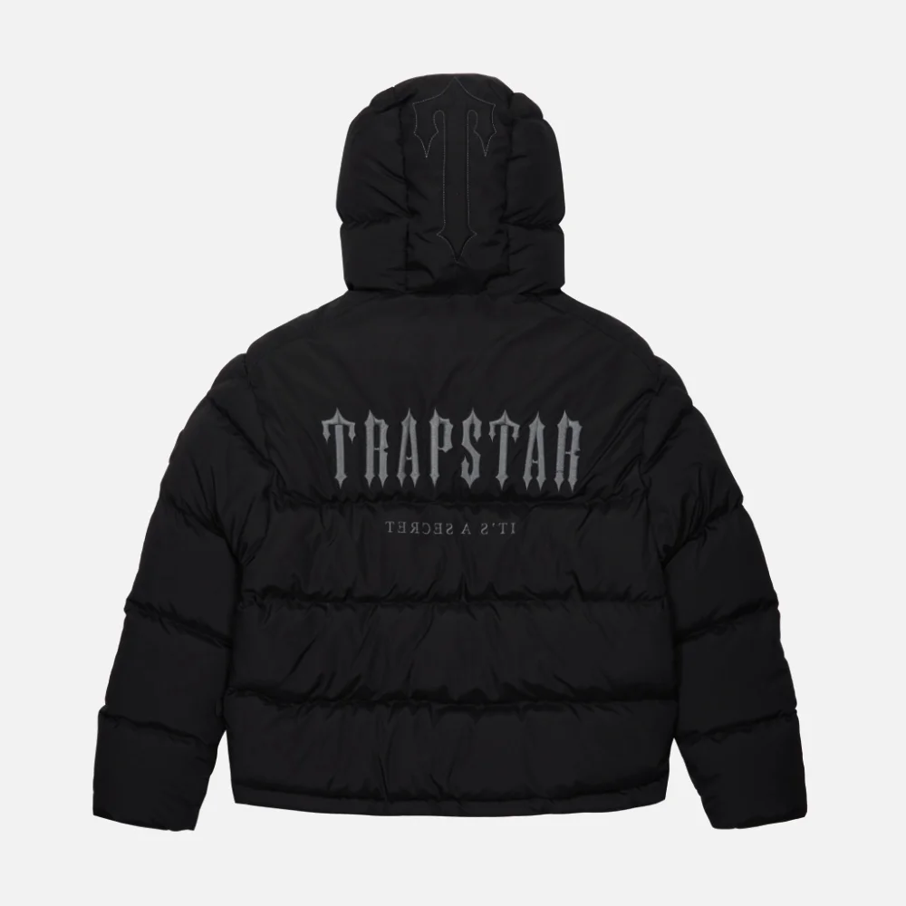 Trapstar-Decoded-Quilted-Jacket-With-Hood-Black-5.webp Trapstar Decoded Quilted Jacket With Hood Black - Image 1