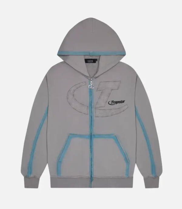 Trapstar Hyperdrive Hoodie Grey 2