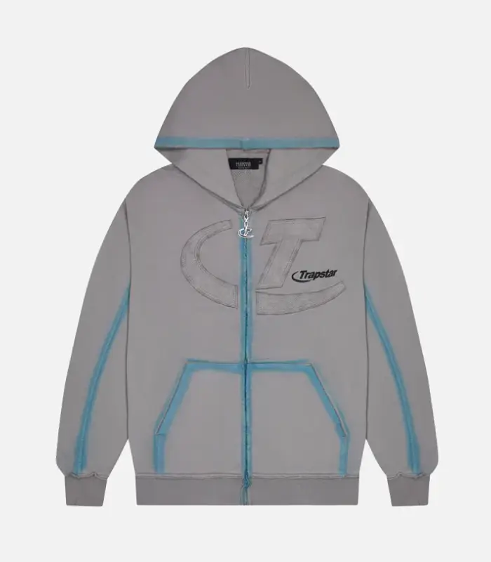 Trapstar-Hyperdrive-Hoodie-Grey-2.webp Trapstar Hyperdrive Hoodie Grey - Image 1