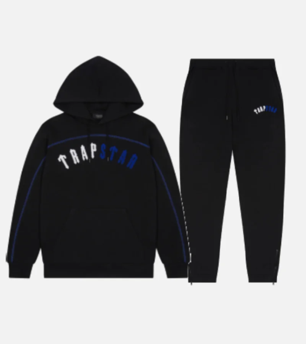 Trapstar Irongate Chenille Arch Tracksuit Black 3 1