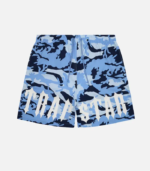 Trapstar Irongate Shorts Blue Camouflage