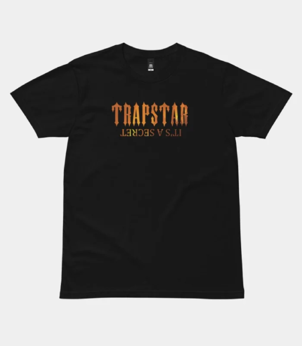 Trapstar Its A Secret Fire T Shirt Black 2