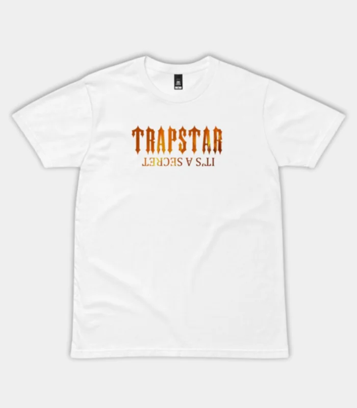 Trapstar-Its-A-Secret-Fire-T-Shirt-White-2.webp Trapstar It’s A Secret Fire T-Shirt White - Image 1