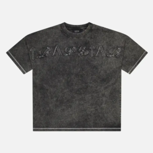 Trapstar Patchwork Script T-Shirt Grey