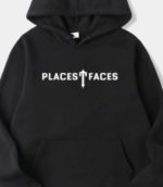Trapstar Places T-Faces Hoodie Black - Image 2