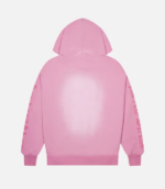 Trapstar Script Spray Hoodie Pink - Image 2