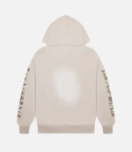 Trapstar Script Spray Hoodie Sand - Image 2
