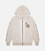 Trapstar Script Spray Hoodie Sand