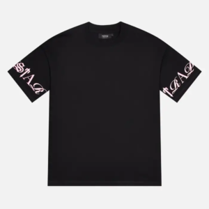 Trapstar Script T-Shirt Black/Pink