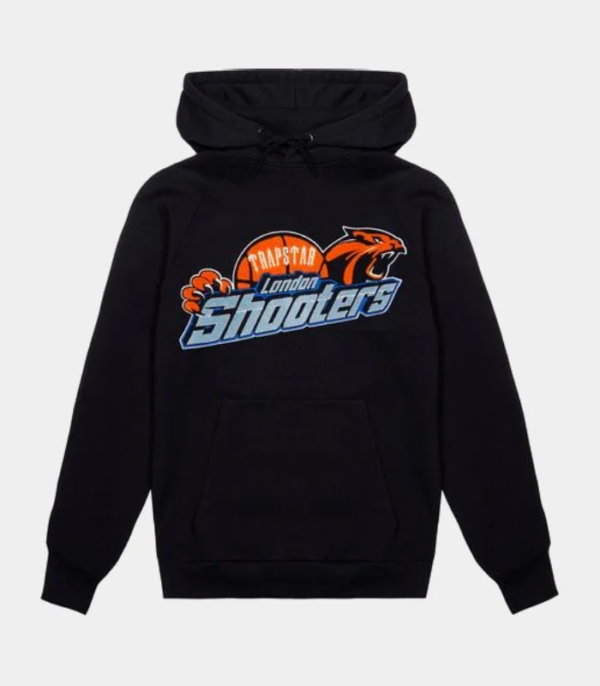 Trapstar Shooters Chenille Hoodie Black 2