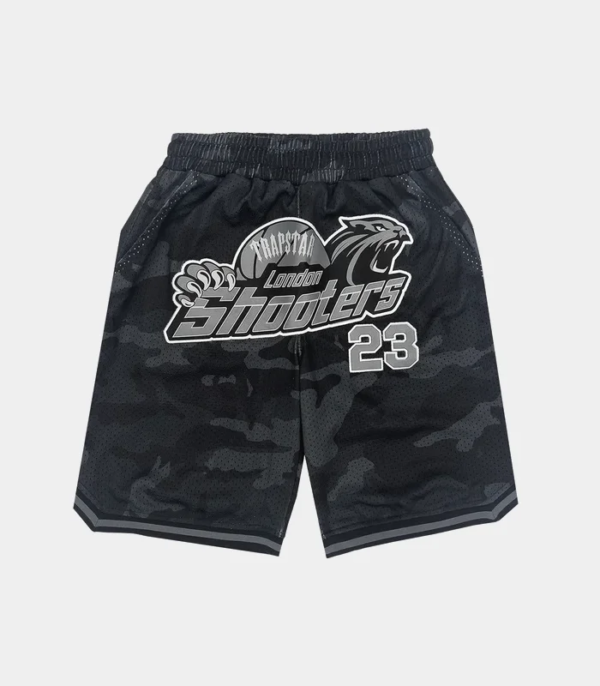 Trapstar Shooters SS23 Basketball Shorts Black 2