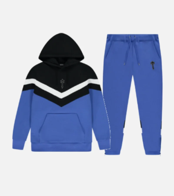 Trapstar V Stripe Tracksuit Blue 3